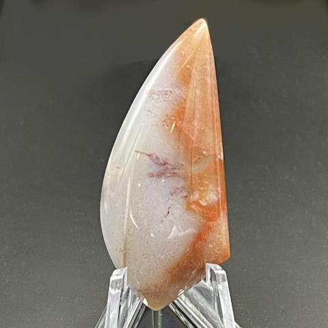 Shoofly White and Orange Agate Sail