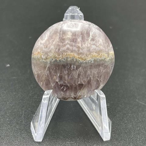 Chevron Amethyst Round