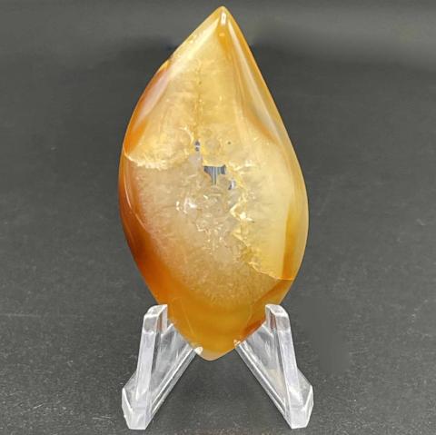 Kalama River Carnelian Skewed Navette