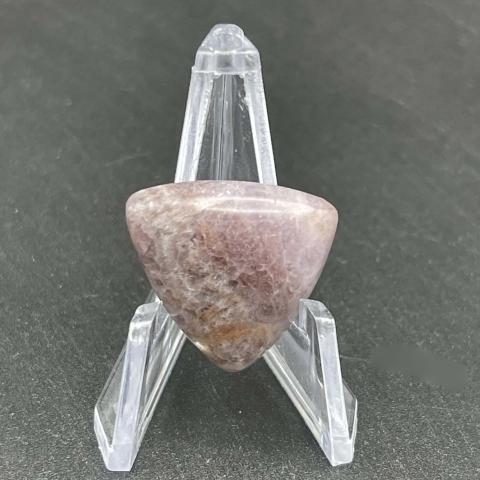 Small Chevron Amethyst Trillion