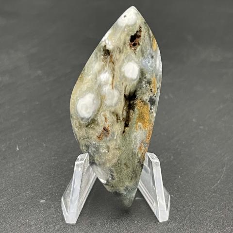 Ocean Jasper Skewed Navette